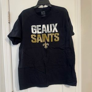 Fanatics NFL ProLine Saints Tee Size Large